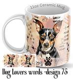 Ceramic mug 11oz-For Dog Lovers