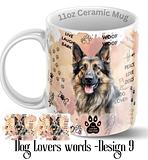 Ceramic mug 11oz-For Dog Lovers
